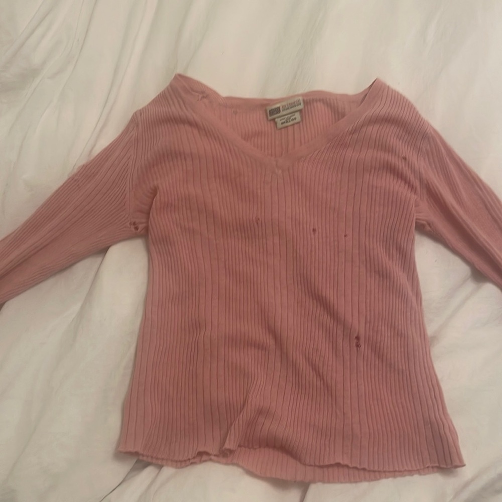 vintage pink faded glory thin light sleeve